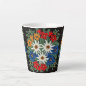 Tasse Latte Fleur alpine suisse Edelweiss (Devant)