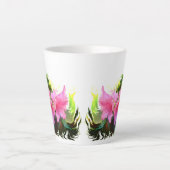 Tasse Latte Fleur azalée (Devant)