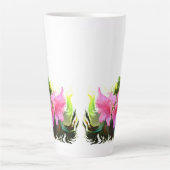 Tasse Latte Fleur azalée (Devant)