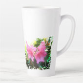 Tasse Latte Fleur azalée (Droite)