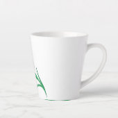 Tasse Latte Fleur blanche (Droite)