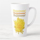 Tasse Latte Fleur Dandelion Jaune Inspiré (Droite)