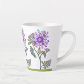 Tasse Latte Fleur dans le désert (Droite)
