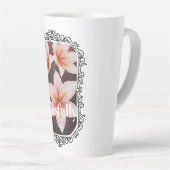 Tasse Latte Fleur d'araignée (Angle droit)