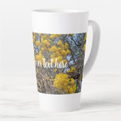 Tasse Latte Fleur de la nature (Angle droit)