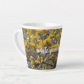 Tasse Latte Fleur de la nature (Angle gauche)