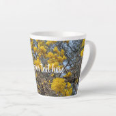Tasse Latte Fleur de la nature (Angle droit)