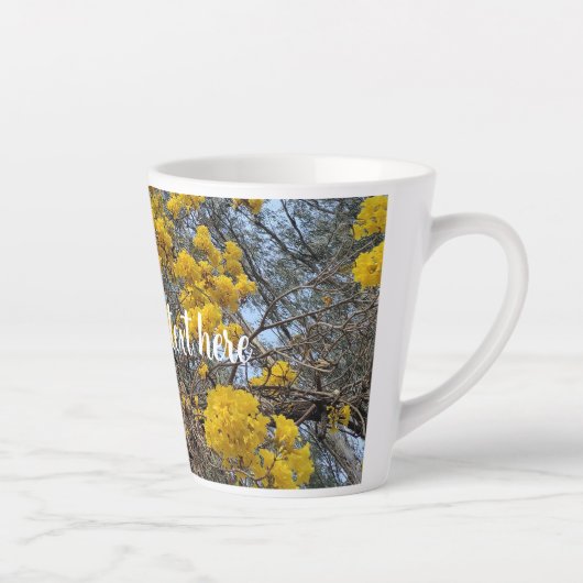 Tasse Latte Fleur de la nature (Droite)