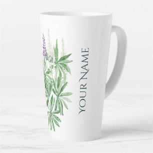 Tasse Latte Fleur de lupin