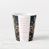 Tasse Latte Fleur de truites (Devant)