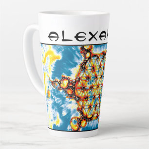 Tasse Latte Fleur De Vie - Façons Colorées 5