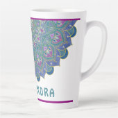 Tasse Latte Fleur De Vie - Mandala India Style 1 (Droite)