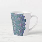Tasse Latte Fleur De Vie - Mandala India Style 1 (Droite)