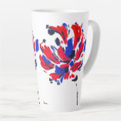 Tasse Latte Fleur éclatée (Angle droit)