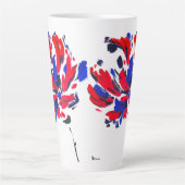 Tasse Latte Fleur éclatée (Devant)