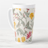 Tasse Latte Fleur grande latte Musique (Angle gauche)