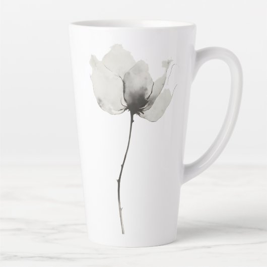 Tasse Latte Fleur intemporelle (Droite)