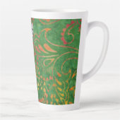Tasse Latte Fleur Léopard Jungle Batik (Droite)