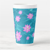Tasse Latte Fleur Lotus (Devant)