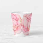 Tasse Latte Fleur Punk Illustrée à la Main (Devant)