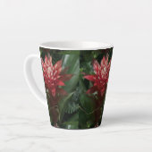 Tasse Latte Fleur rouge (Angle gauche)