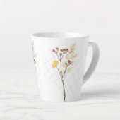 Tasse Latte Fleur sauvage (Angle droit)