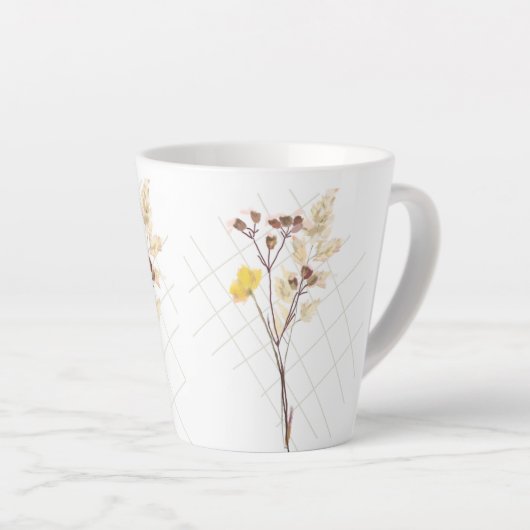 Tasse Latte Fleur sauvage (Angle droit)