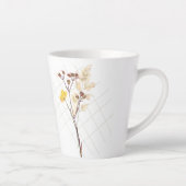 Tasse Latte Fleur sauvage (Droite)