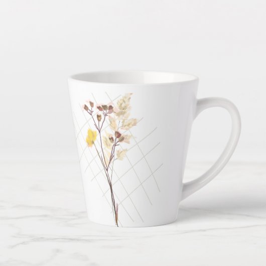Tasse Latte Fleur sauvage (Droite)