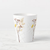 Tasse Latte Fleur sauvage (Devant)