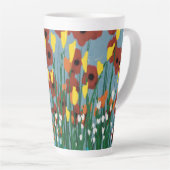 Tasse Latte Fleur sauvage (Angle droit)
