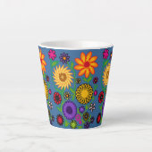 Tasse Latte fleuri (Devant)
