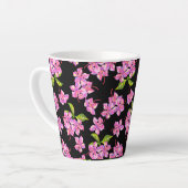 Tasse Latte Fleurs (Angle gauche)