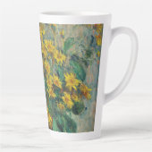 Tasse Latte Fleurs d'artichauts de Jérusalem par Claude Monet (Droite)