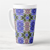 TASSE LATTE FLEURS DE CORNFLOWER (Angle gauche)