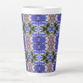 TASSE LATTE FLEURS DE CORNFLOWER (Devant)