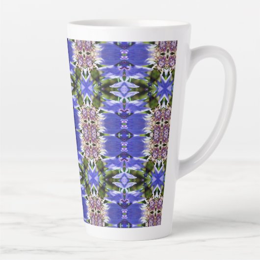 TASSE LATTE FLEURS DE CORNFLOWER (Droite)