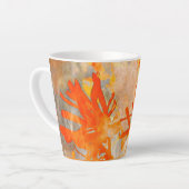 Tasse Latte Fleurs de feu (Angle gauche)