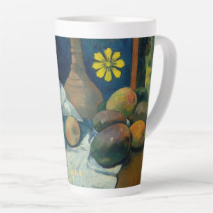 Tasse Latte Fleurs de fruits à vie morte Art Vintage Monogramm