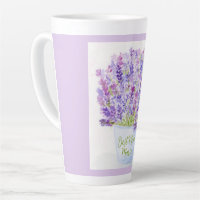Fleurs de lavande aquarelle peintes à la main pour