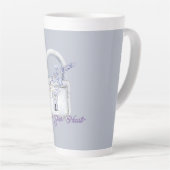 Tasse Latte Fleurs de Lavande Verrou (Angle droit)