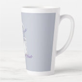 Tasse Latte Fleurs de Lavande Verrou (Droite)