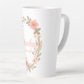 Tasse Latte Fleurs de mellow (Angle droit)