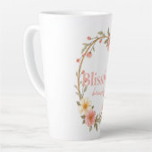 Tasse Latte Fleurs de mellow (Angle gauche)