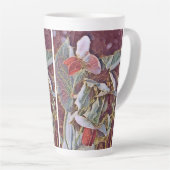 TASSE LATTE FLEURS DE POIS DOUCES (Angle droit)