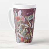 TASSE LATTE FLEURS DE POIS DOUCES (Angle gauche)