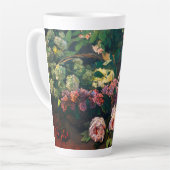 Tasse Latte Fleurs de printemps Monet (Angle gauche)