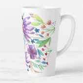 Tasse Latte Fleurs d'eau (Droite)