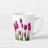 Tasse Latte Fleurs d'été (Droite)