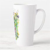 Tasse Latte Fleurs d'été (Droite)